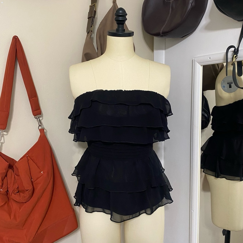 Bebe Ruffle Top